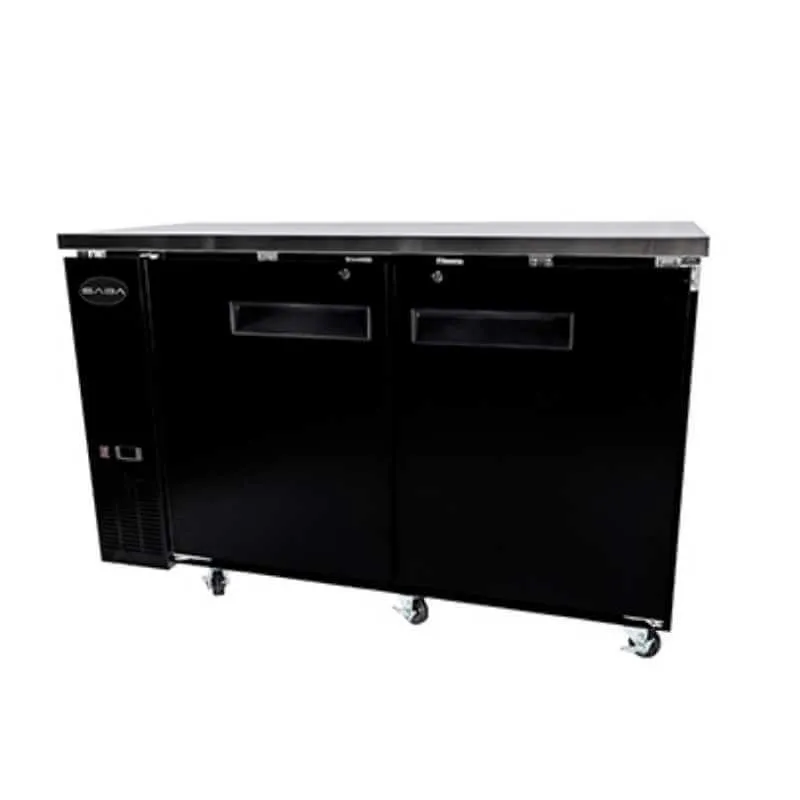 Saba - SBB-24-60B Commercial 60" Back Bar Cooler Refrigerator