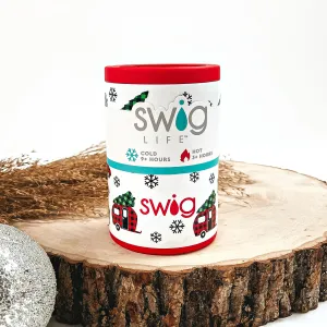 Swig | Home Fir The Holidays 12 oz Can   Bottle Cooler