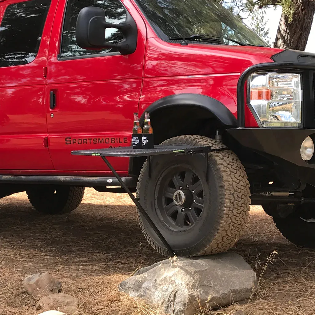 Tailgater Tire Table Large Steel Table