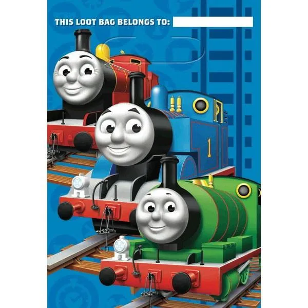 Thomas the Tank Engine Loot Bags [8 per Pack]