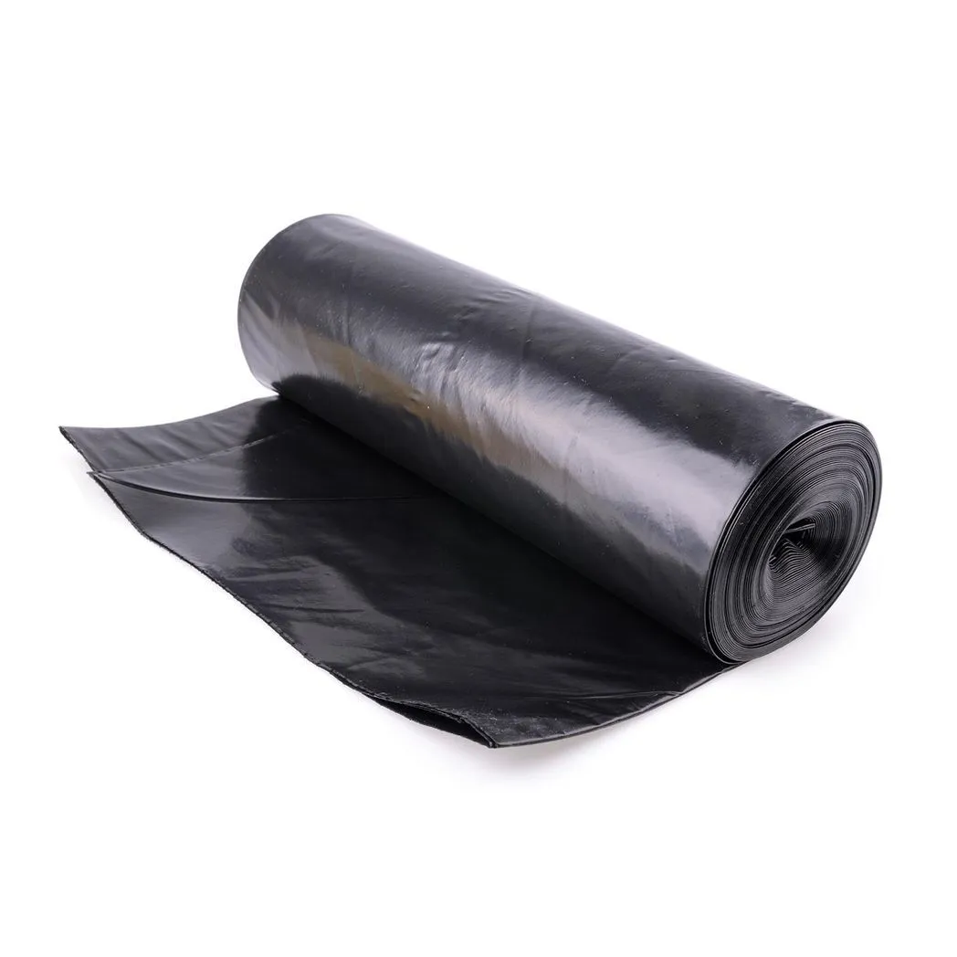 Tidyz 50 Black Refuse Sacks Bin Bags, 50L