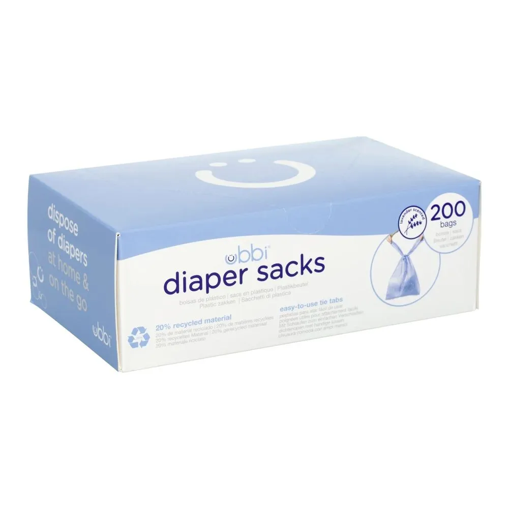 UBBI Lavender-Scented Diaper Sacks (200 Count)