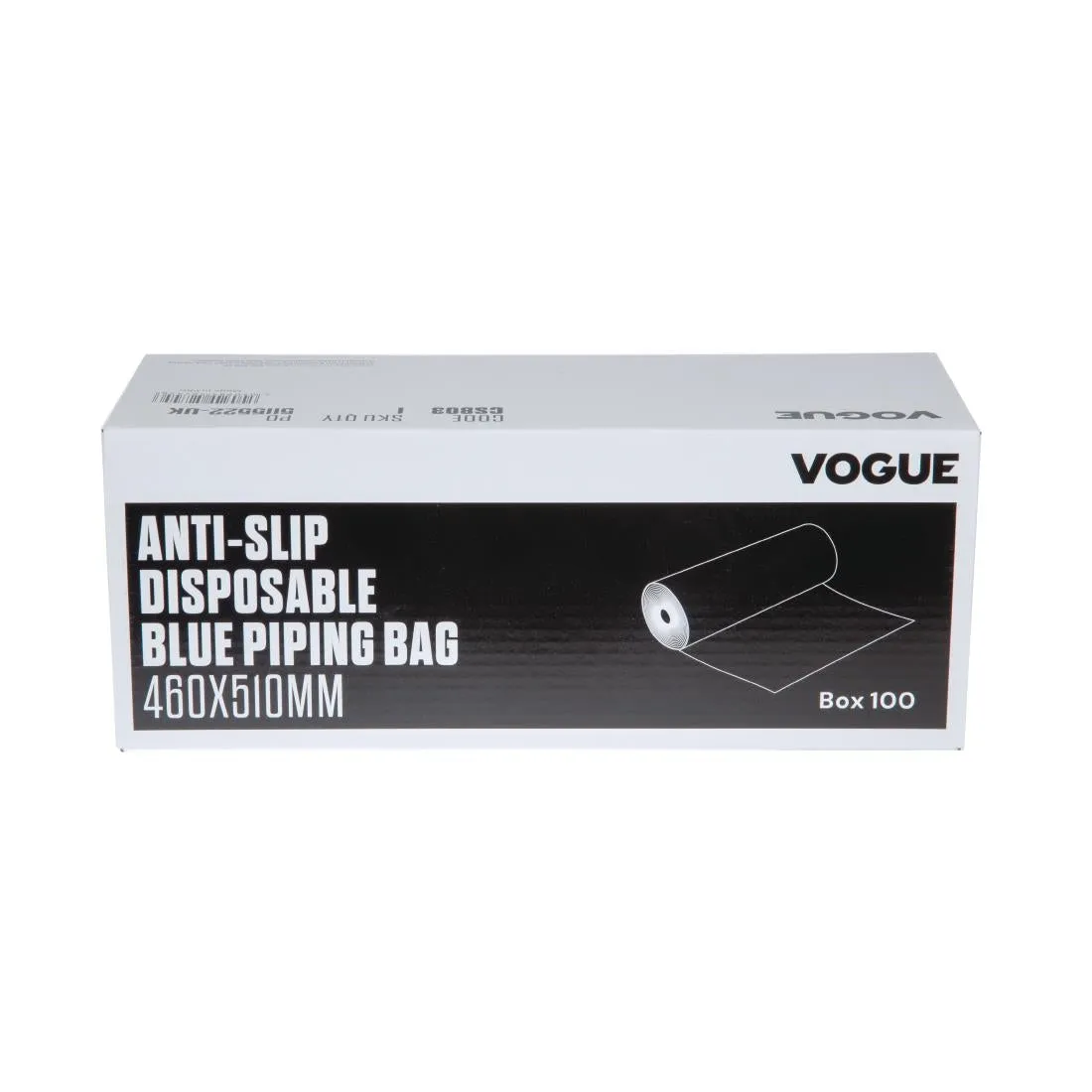 Vogue Anti-Slip Disposable Blue Piping Bags (Pack of 100) - CS803