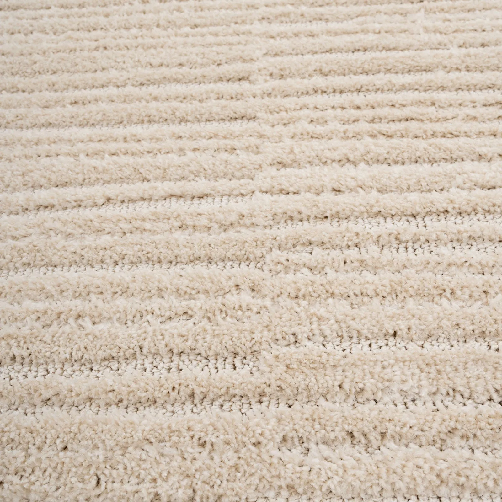 Warm White Linear Area Rug - Bowie