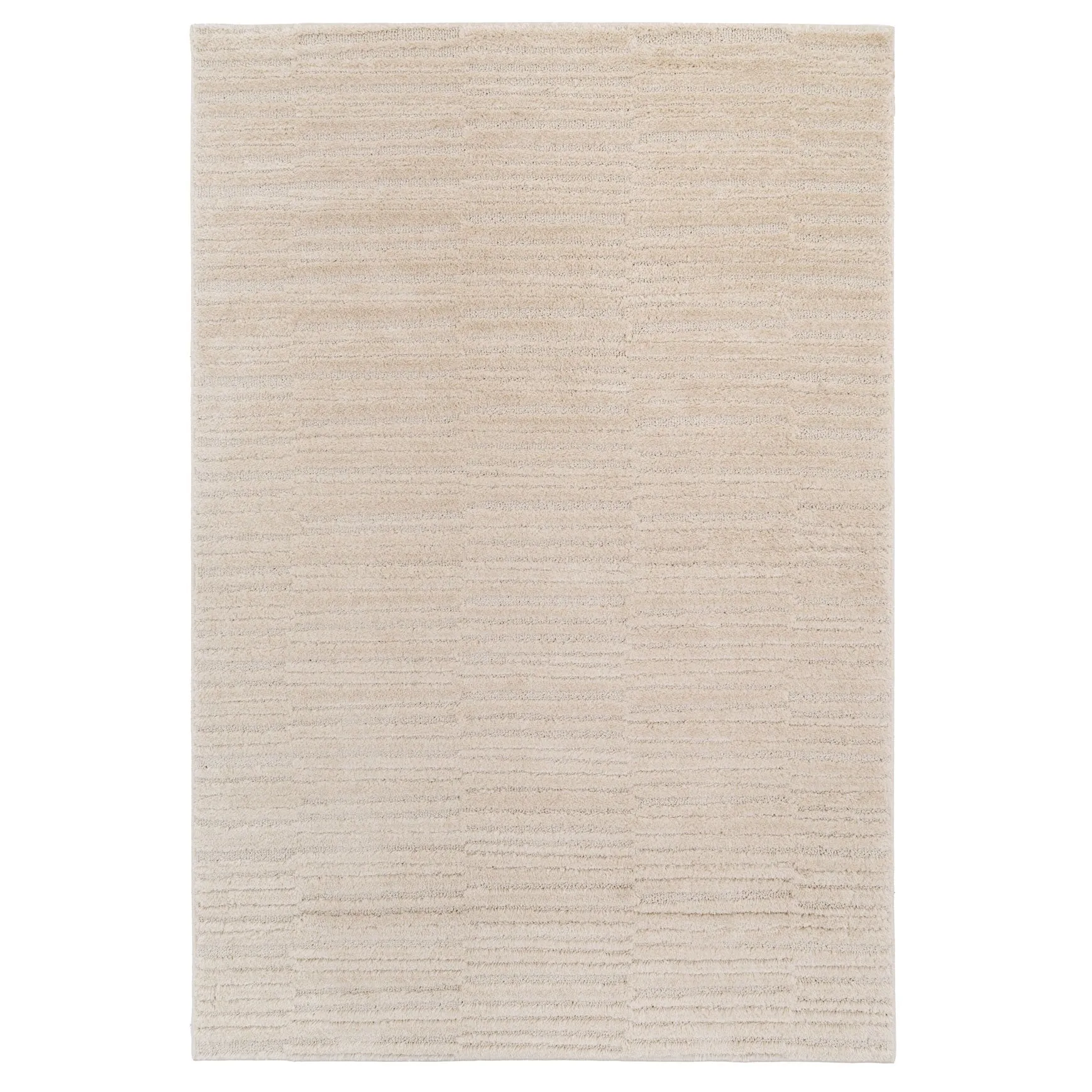 Warm White Linear Area Rug - Bowie