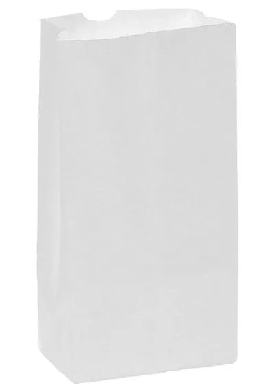 Wholesale White Kraft 8# Grocery Bag - 6G8W