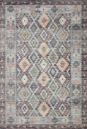 Zion Rug in Grey & Multi