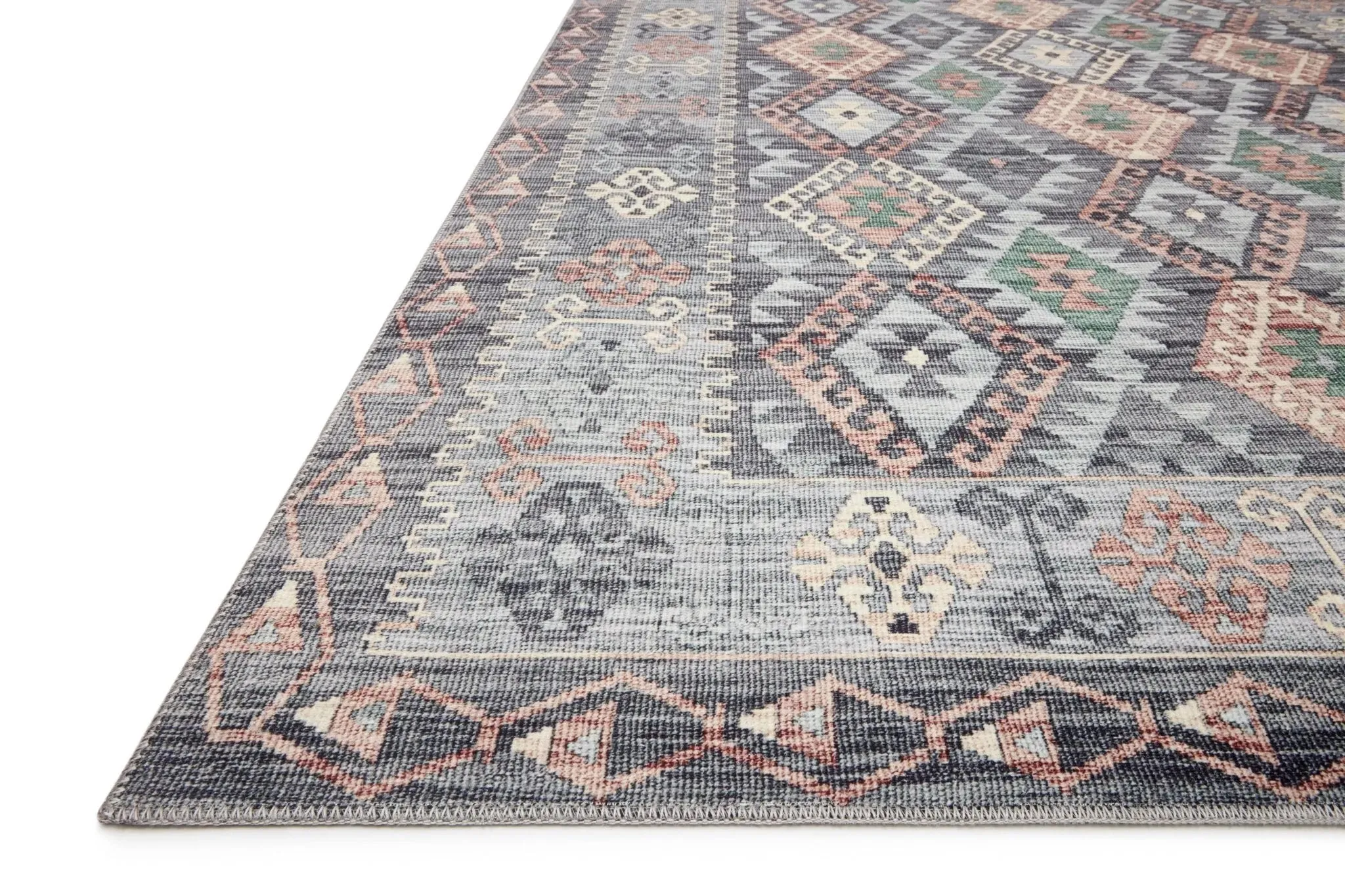 Zion Zio-01 Grey/Multi Rug